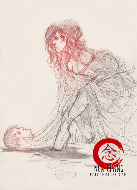 12 Dancing Princesses || Original Sketch Oscen || Nen Chang x