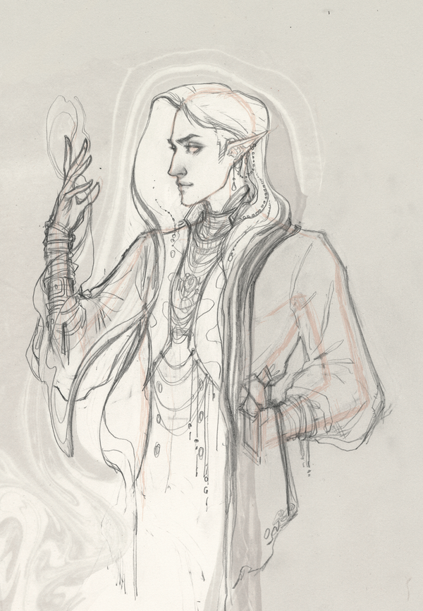 Mischief! Parvenu || Original Sketch - Oscen || Nen Chang x Liz Tecca