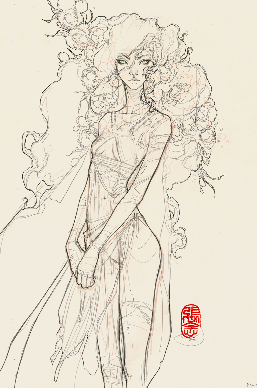 Rydia || Original Sketch