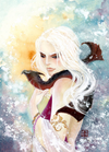 The Targaryen Girl || Small Discontinued Print