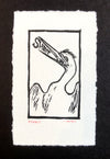 Egret || Open Edition Linoprint